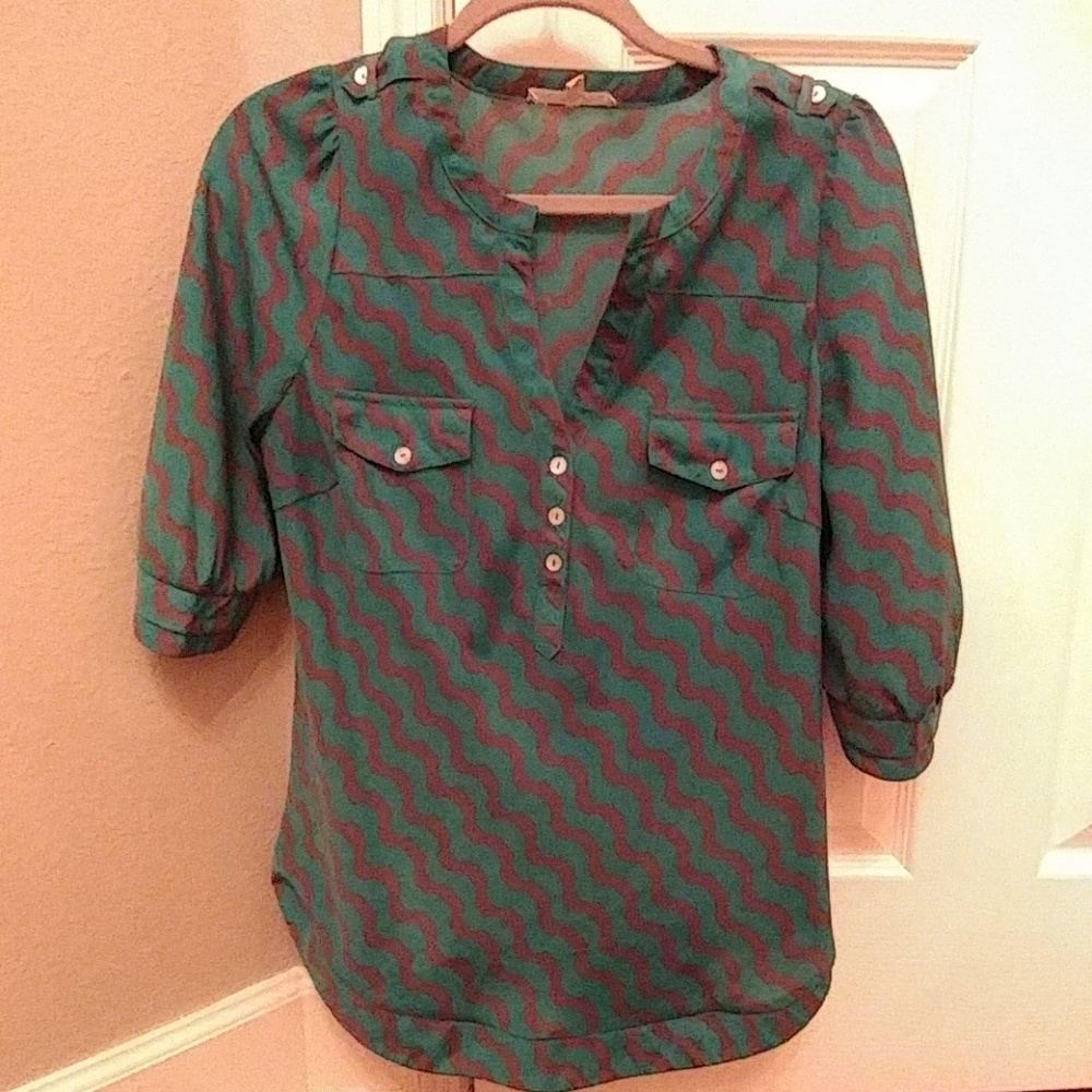 3/4 sleeve blouse
